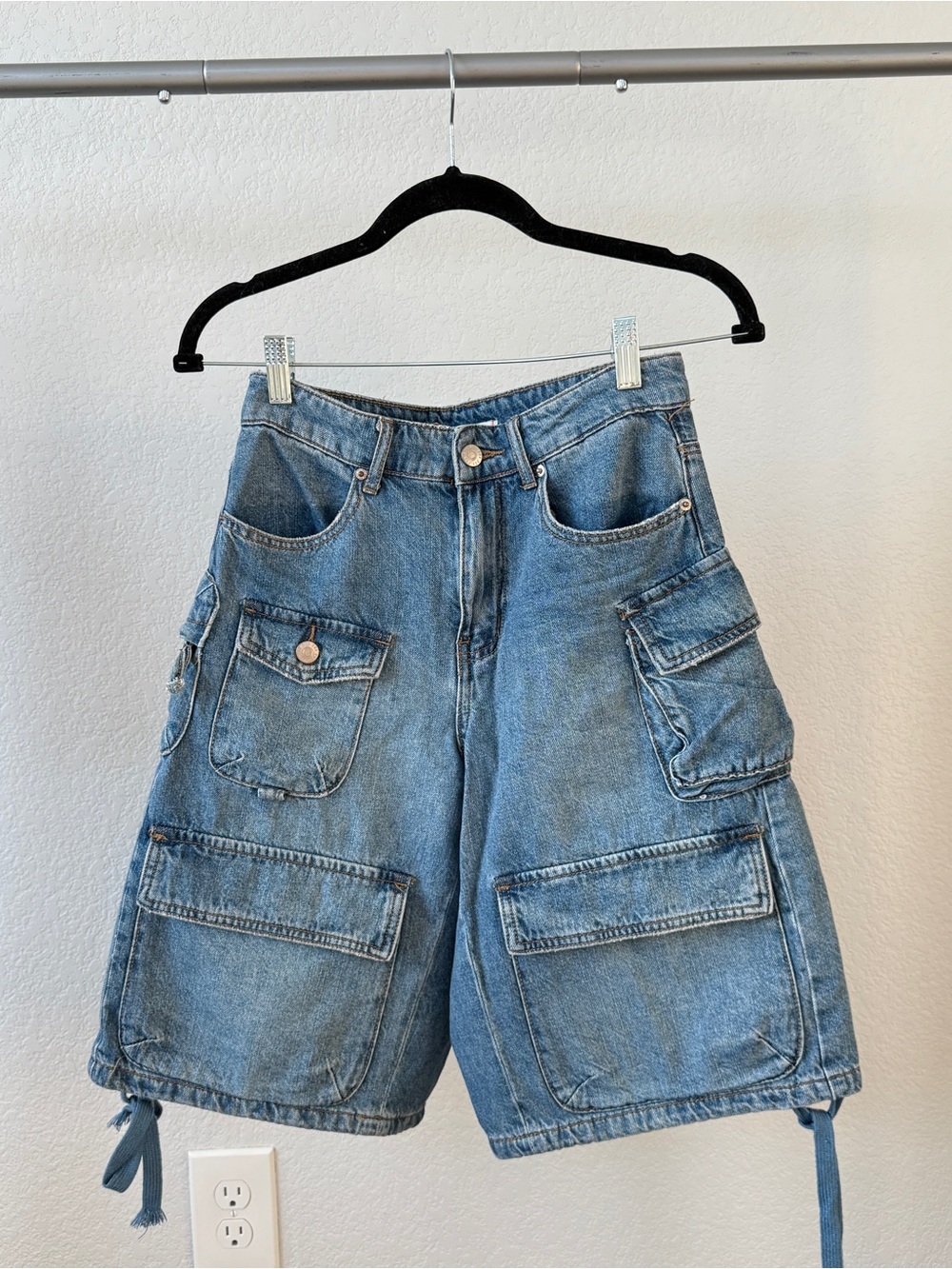 urban outfitters BDG Blue Denim High-Waist Shorts